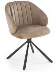 Jedilniški stol K533 s funkcijo vrtenja - kapučino