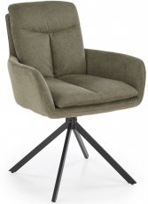 Jedilniški stol K536 s funkcijo vrtenja - olive