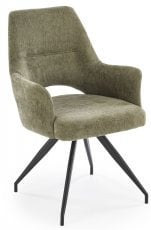 Jedilniški stol K542 s funkcijo vrtenja - olive