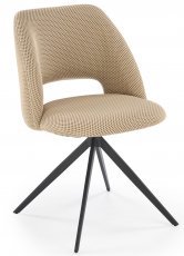 Jedilniški stol K546 s funkcijo vrtenja - bež