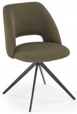 Jedilniški stol K546 s funkcijo vrtenja - olive