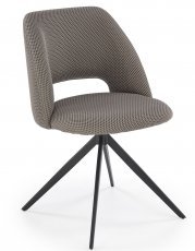 Halmar - Jedilniški stol K546 s funkcijo vrtenja - siv