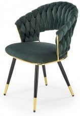 Jedilniški stol K551 - temno zelen