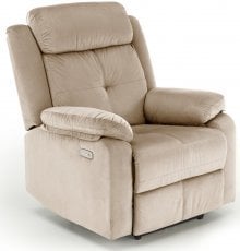Električen počivalnik z relaks mehanizmom Loris - bež 