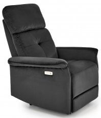 Električen počivalnik z relaks mehanizmom Semir - črn