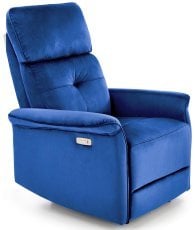 Električen počivalnik z relaks mehanizmom Semir - temno moder