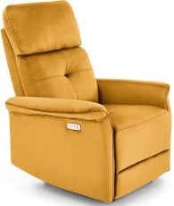 Električen počivalnik z relaks mehanizmom Semir - gorčica