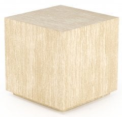 Klubska miza Traverso S (kvadrat) 45 cm - travertin