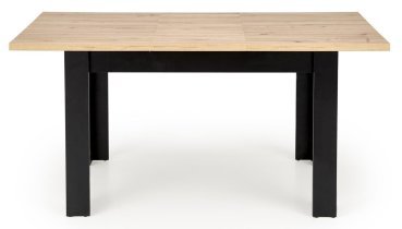Halmar - Raztegljiva jedilna miza Bagio 120-160 cm - artisan hrast/črna