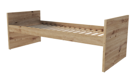 Postelja Verso - 90x200 cm - artisan hrast