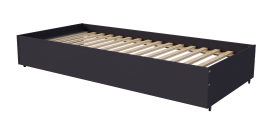 Postelja Verso F - 90x200 cm - antracit