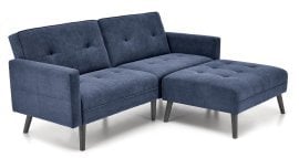 Kotna sedežna garnitura Cornelius - modra