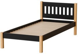 Postelja Gaja 90x200 cm - črna/naravni hrast
