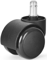 Plastično kolo za pisarniški stol - črn