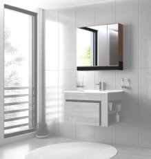 Kopalniška omarica z ogledalom Duesa 80