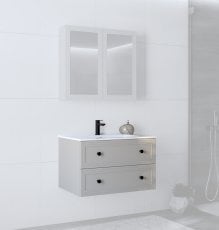 Omarica za umivalnik Toreto 80 - kašmir