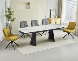 Raztegljiva jedilna miza Venom - 160/240x90 cm