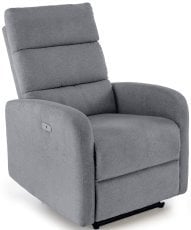 Električen počivalnik z relaks mehanizmom Carinio - siv