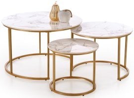 Komplet treh klubskih mizic Gilda