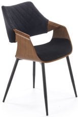 Jedilniški stol K586 - oreh/črn