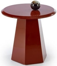 Klubska miza Loca - temno rdeča