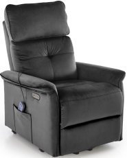 Električen počivalnik z relaks mehanizmom Semir 2 - črni