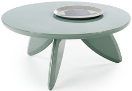 Klubska miza Soraya 2 - svetlo moder