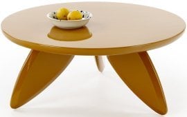 Klubska miza Soraya 2 - gorčica