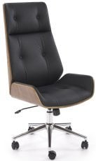 Direktorski stol Webster - oreh/črni