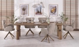 Raztegljiva jedilna miza Melton - 200-300 cm