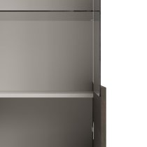 Halmar - Vitrina Random 2 W-1 - kašmir/oreh/črna