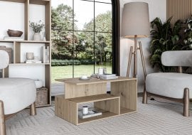 Klubska miza Iva - artisan hrast