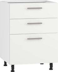 Spodnja kuhinjska omara Vento DS3-60/82 - bela/bela mat