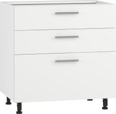 Spodnja kuhinjska omara Vento DS3-80/82 - bela/bela mat