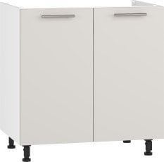 Sprednja omarica za pomivalno korito Vento DK-80/82 - bela/kašmir