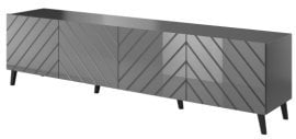 TV komoda Aveto - grafit mat/grafit sijaj