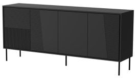 Komoda Abi - črna mat/črna sijaj