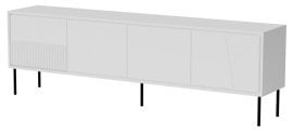 TV komoda Abi - bela mat/bela sijaj