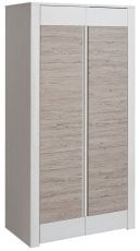 Garderobna omara Alvo SZF2D - andersen bel bor/andersen bež