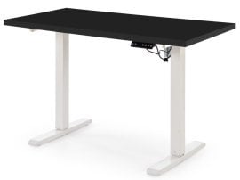 Pisalna miza B54 z možnostjo nastavitve višine - črna/bela