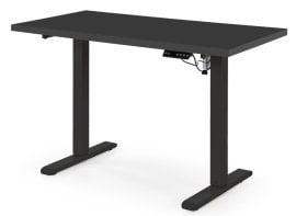 Pisalna miza B54 z možnostjo nastavitve višine - črna