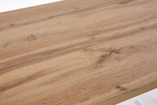 Halmar - Pisalna miza B54 z možnostjo nastavitve višine - hrast artisan/bela