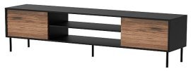 TV komoda Cortina 180 EF - črna/oreh