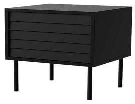 Komplet dveh nočnih omaric Cortina - črnih