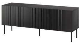 TV komoda Isla 150 cm - ćrna mat