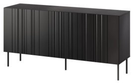 Komoda Isla 150 cm - črna mat