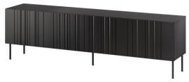 TV komoda Isla 200 cm - črna mat