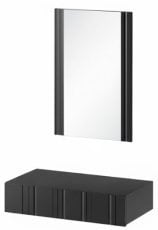 Miza za ličenje Isla - črna mat