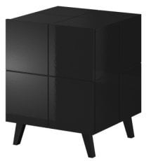 Komplet nočnih omaric Reja - črna sijaj