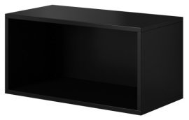 Viseča odprta omara Roco RO3 - črna